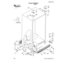 Whirlpool ED5FVAXWL00 cabinet parts diagram