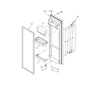 Whirlpool ED5FVAXWL00 refrigerator door parts diagram