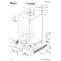Whirlpool ED5GVEXVD02 cabinet parts diagram