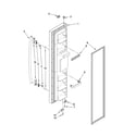 Whirlpool ED5GVEXVD02 freezer door parts diagram