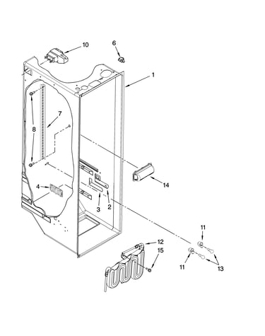 Refrigerator liner parts