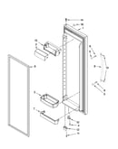 Refrigerator door parts