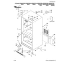 Whirlpool GX5SHDXVD00 cabinet parts diagram