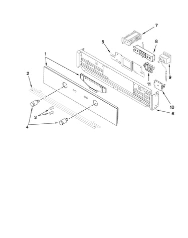 Control panel parts