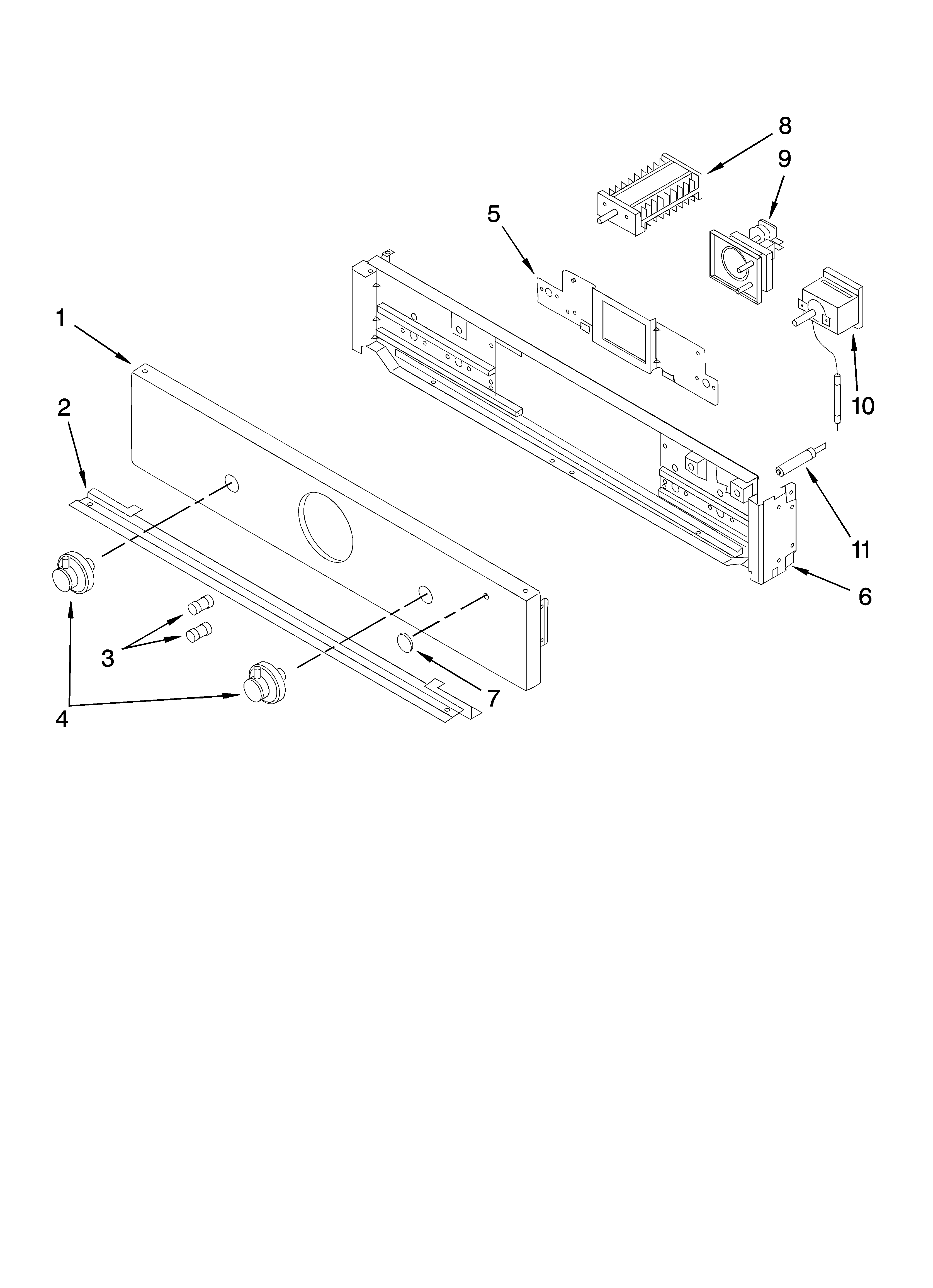 Control panel parts