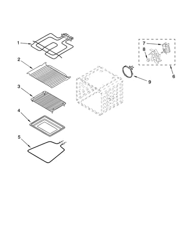 Internal oven parts