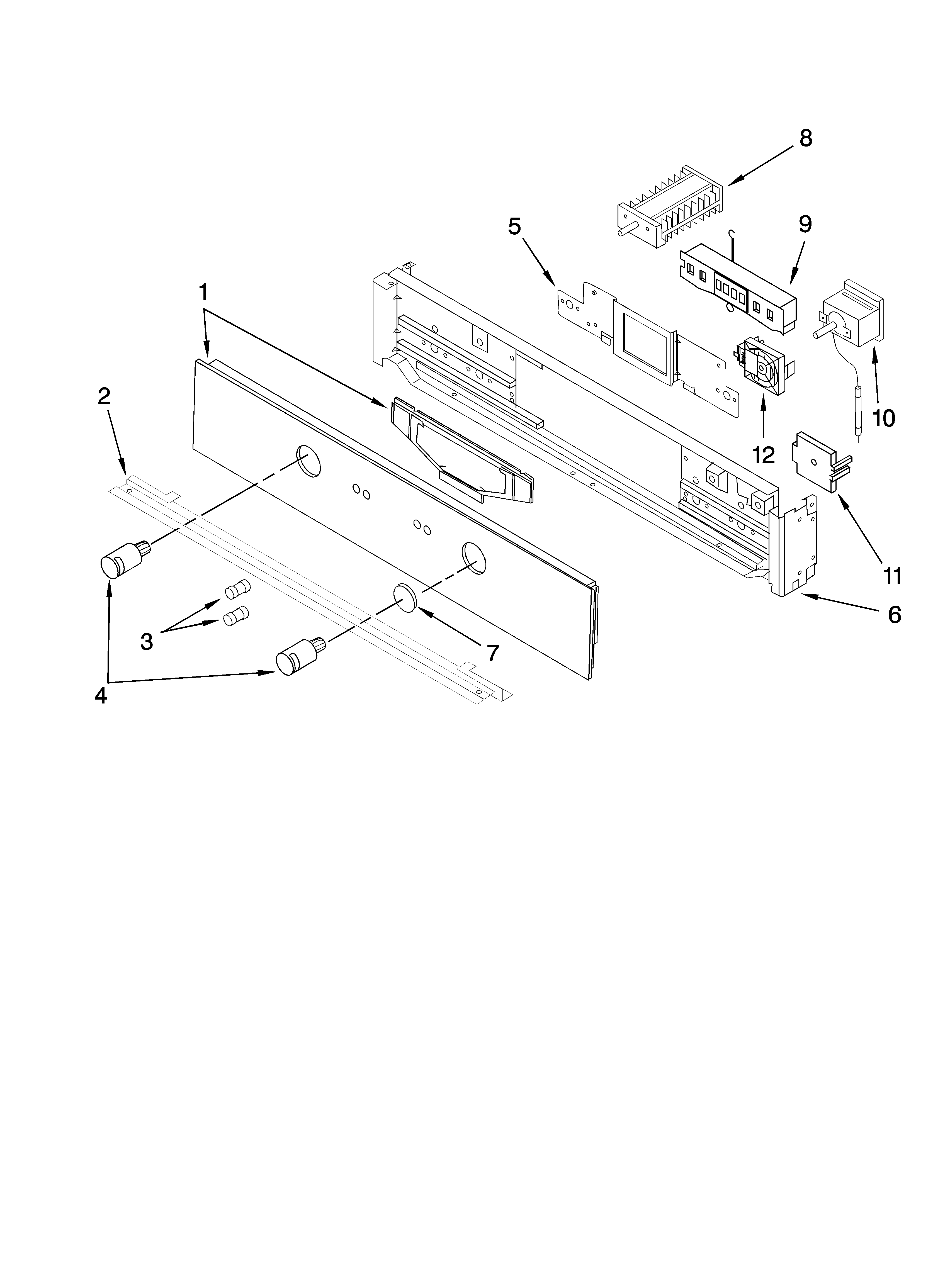 Control panel parts