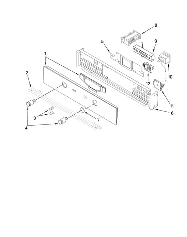 Control panel parts