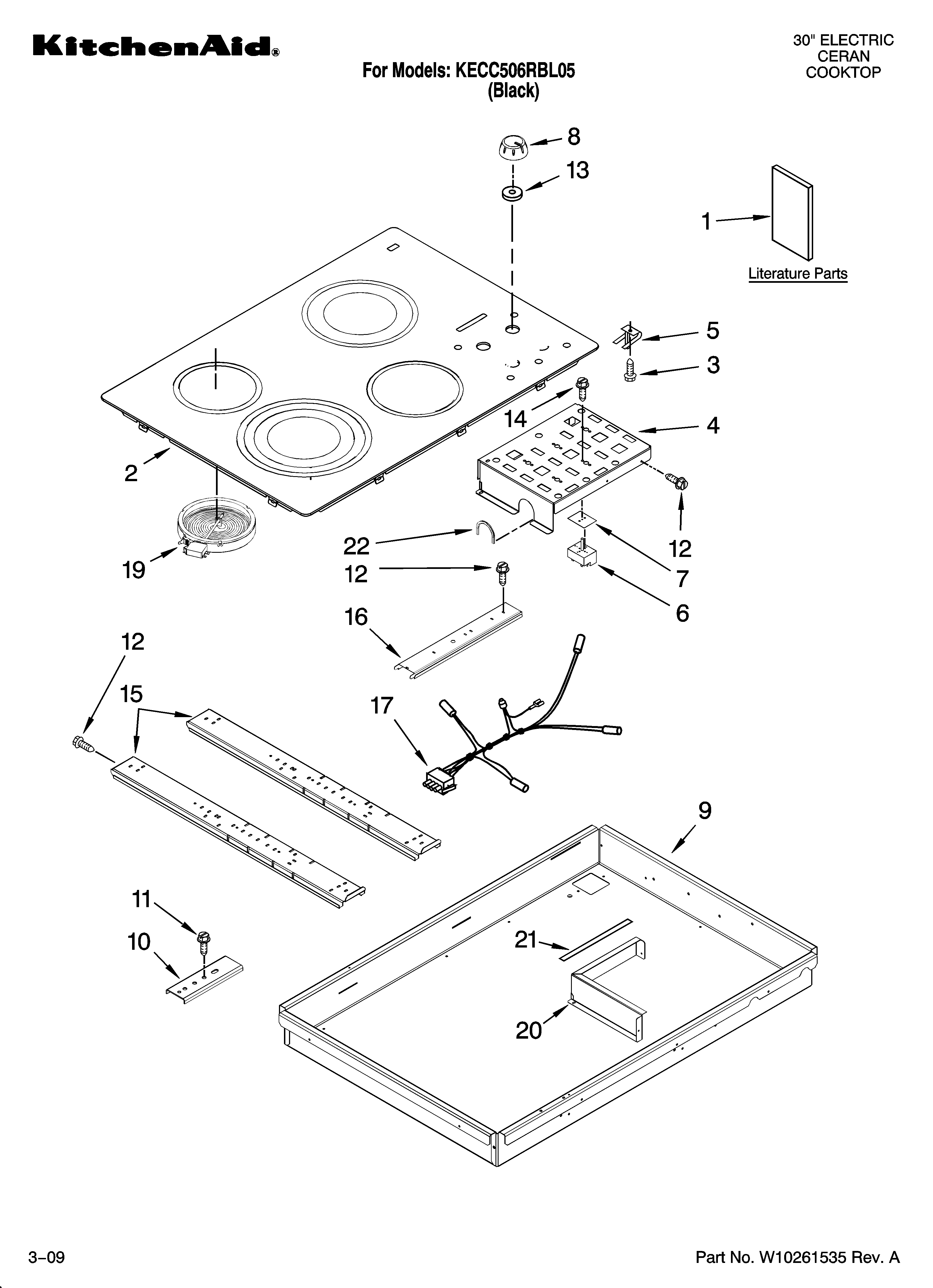 COOKTOP PARTS