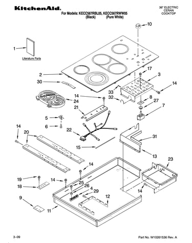 Cooktop parts
