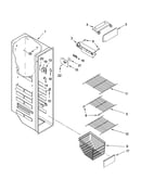 Freezer liner parts