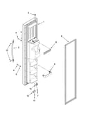 Freezer door parts