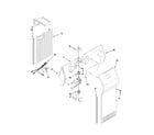 KitchenAid KSRV22FVWH02 air flow parts diagram