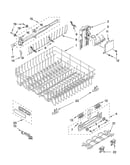 Upper rack and track parts