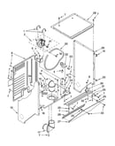 Dryer cabinet and motor parts