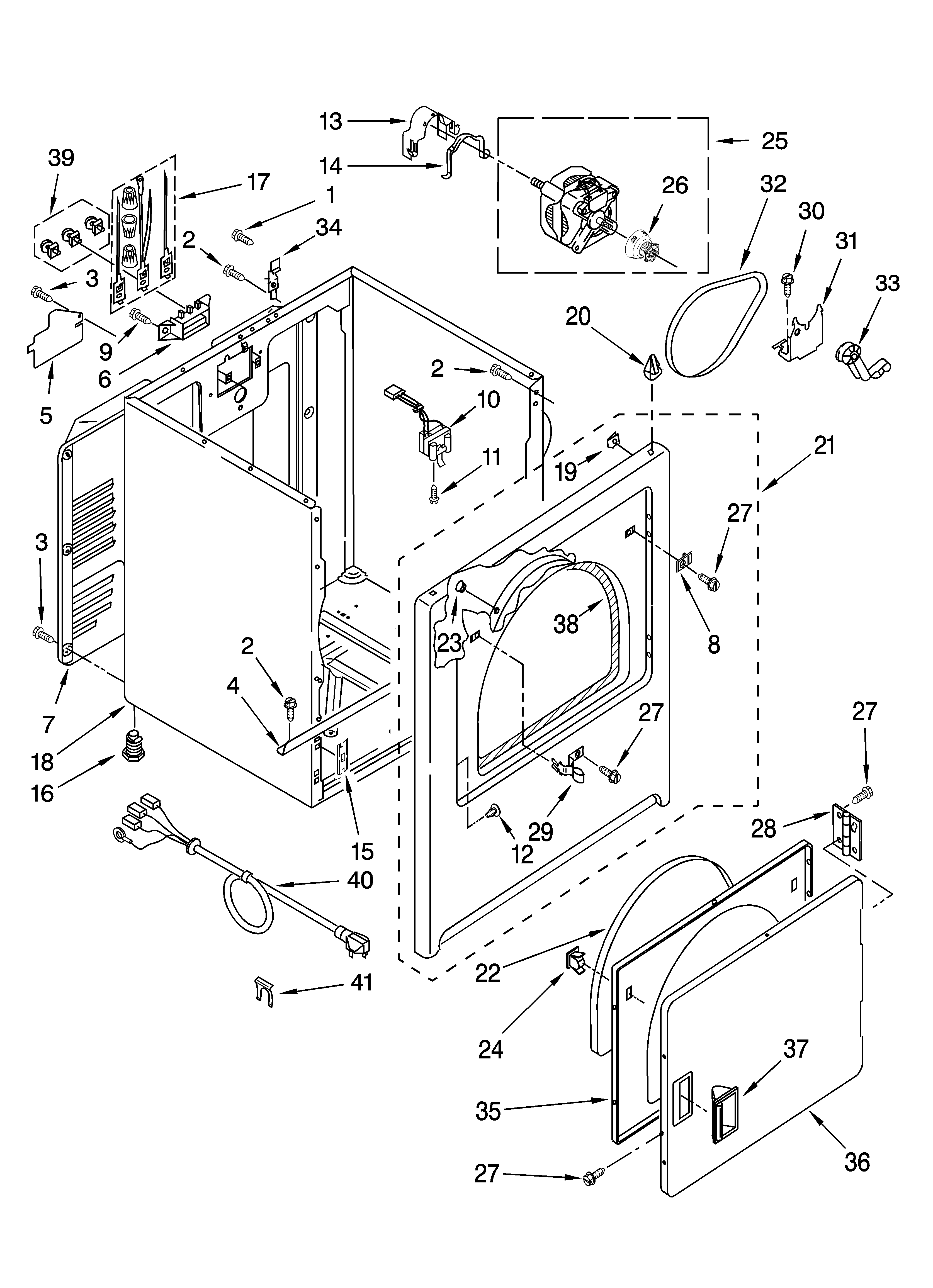 Cabinet parts