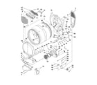 Maytag MGDE500VF0 bulkhead parts diagram