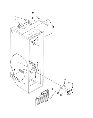 Refrigerator liner parts