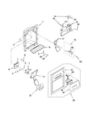 Dispenser front parts