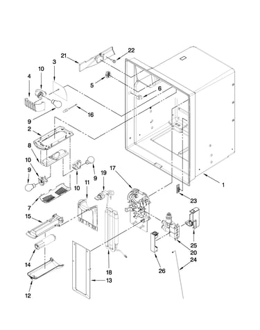 Refrigerator liner parts