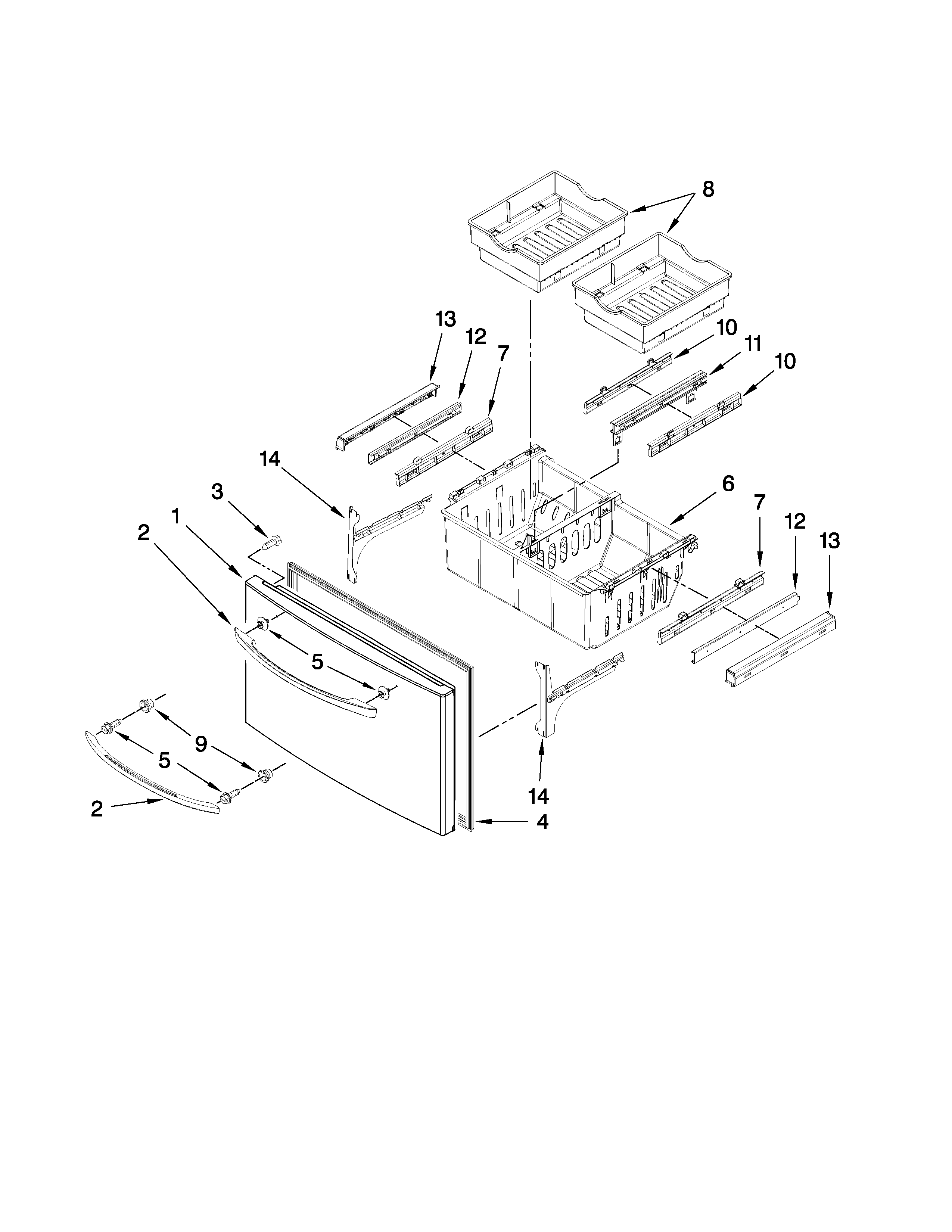 FREEZER DOOR PARTS