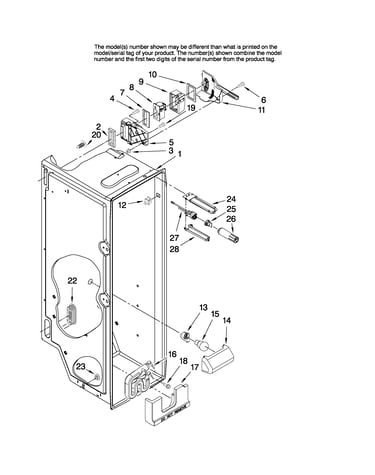Refrigerator liner parts