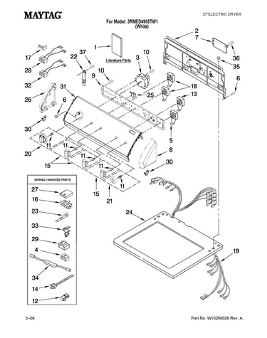 Top and console parts
