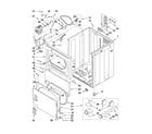 Maytag 3RMED4905TW1 cabinet parts diagram