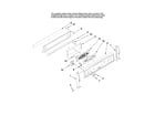 Maytag MER6755AAW25 control panel parts diagram