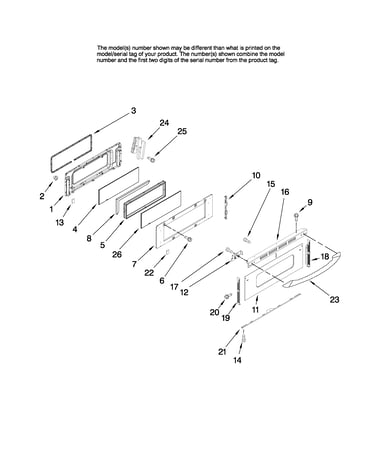 Upper door parts