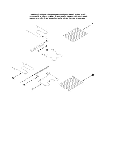 Rack and element parts