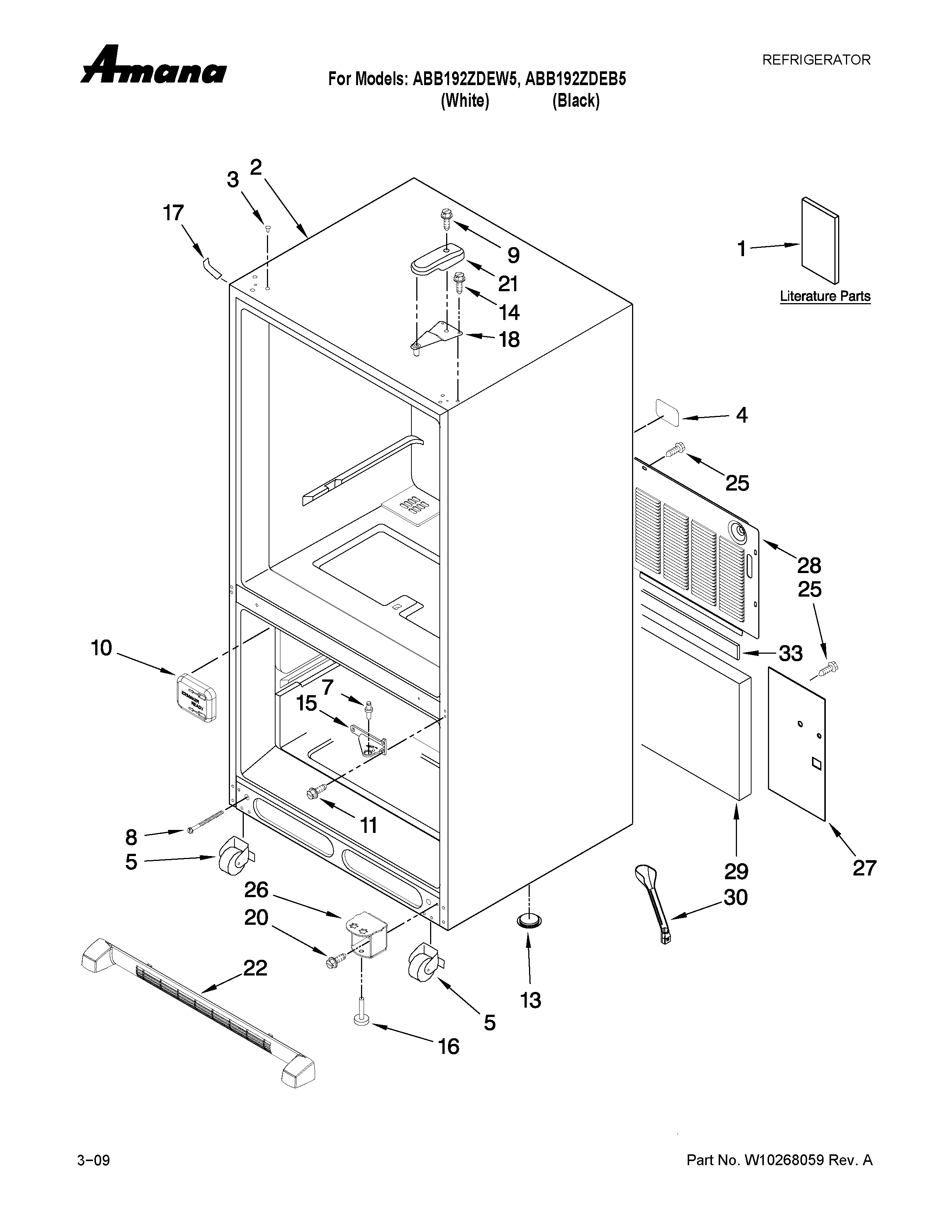 Cabinet parts