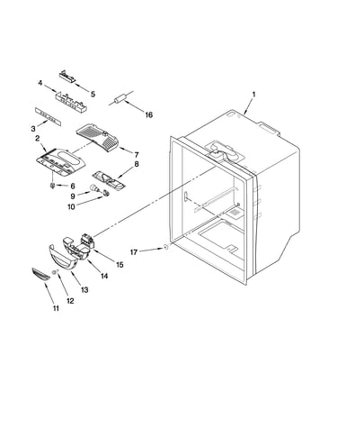 Refrigerator liner parts