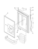 Refrigerator door parts