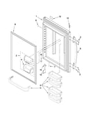 Refrigerator door parts