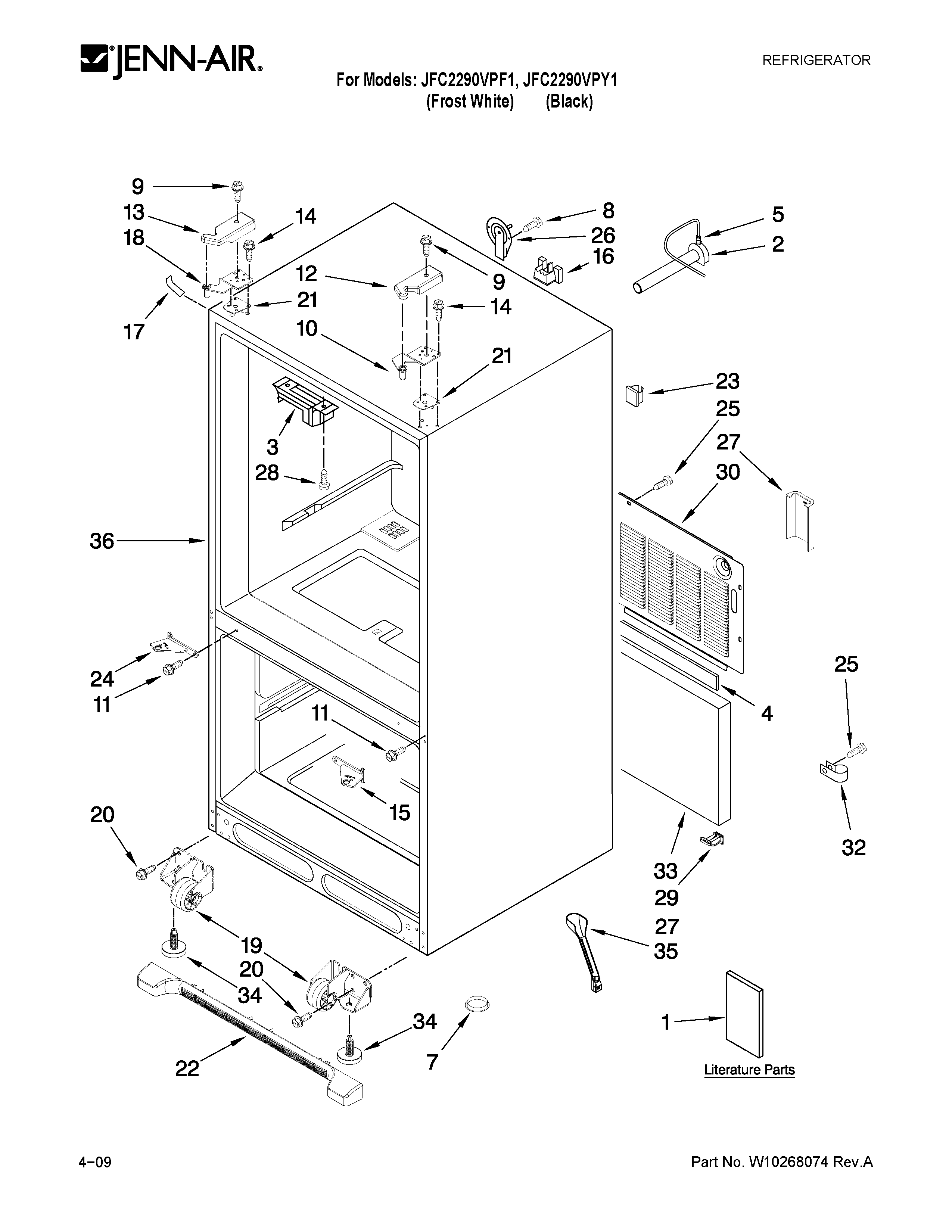 CABINET PARTS