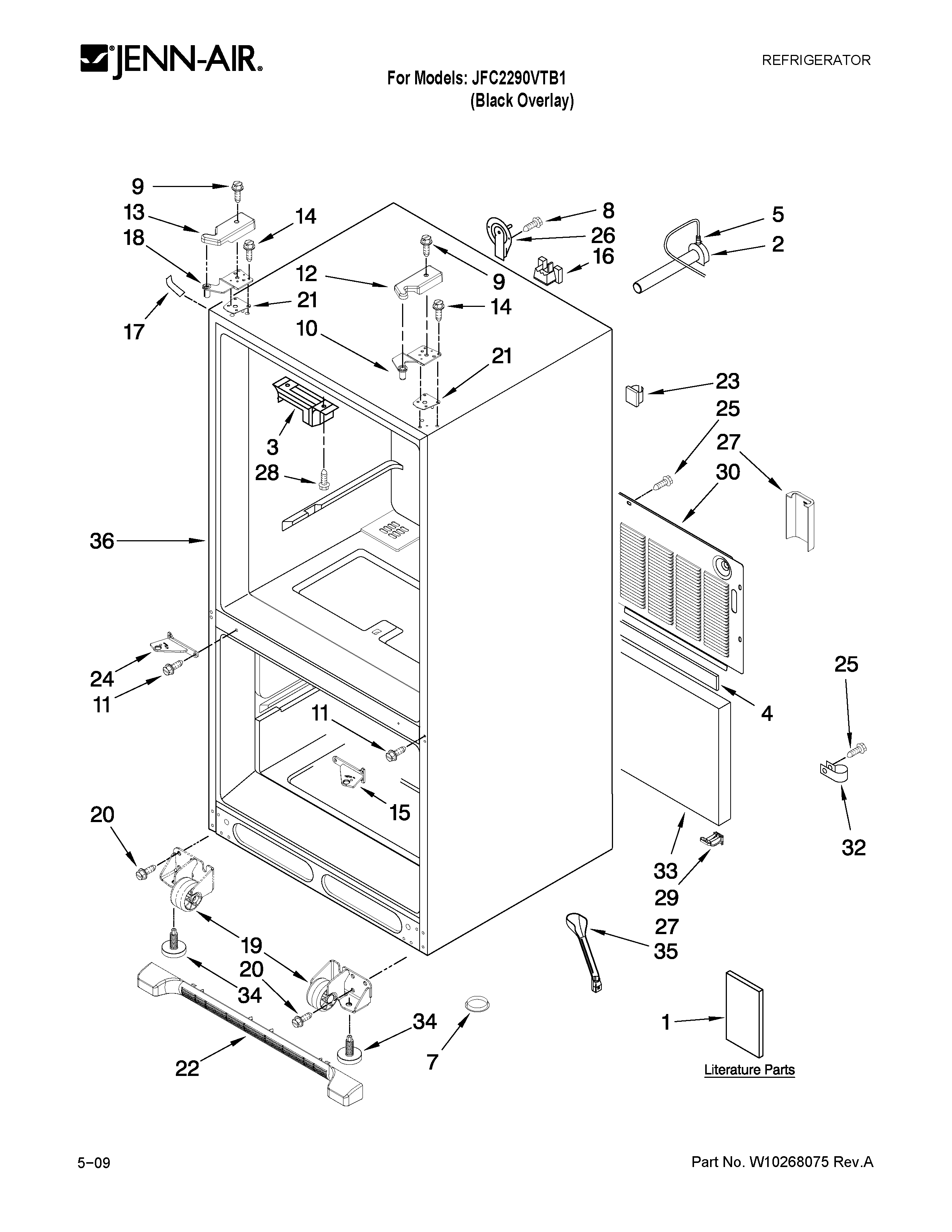 Cabinet parts