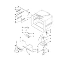 Jenn-Air JFC2290VTB1 freezer liner parts diagram