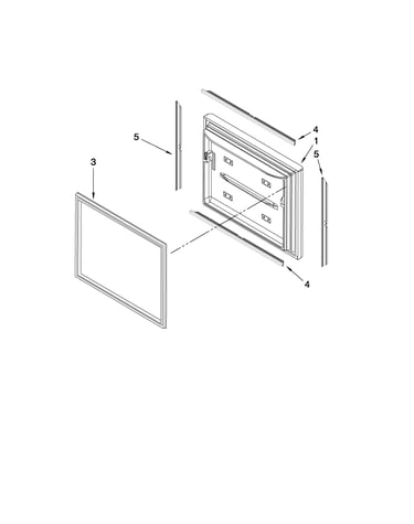 Freezer door parts
