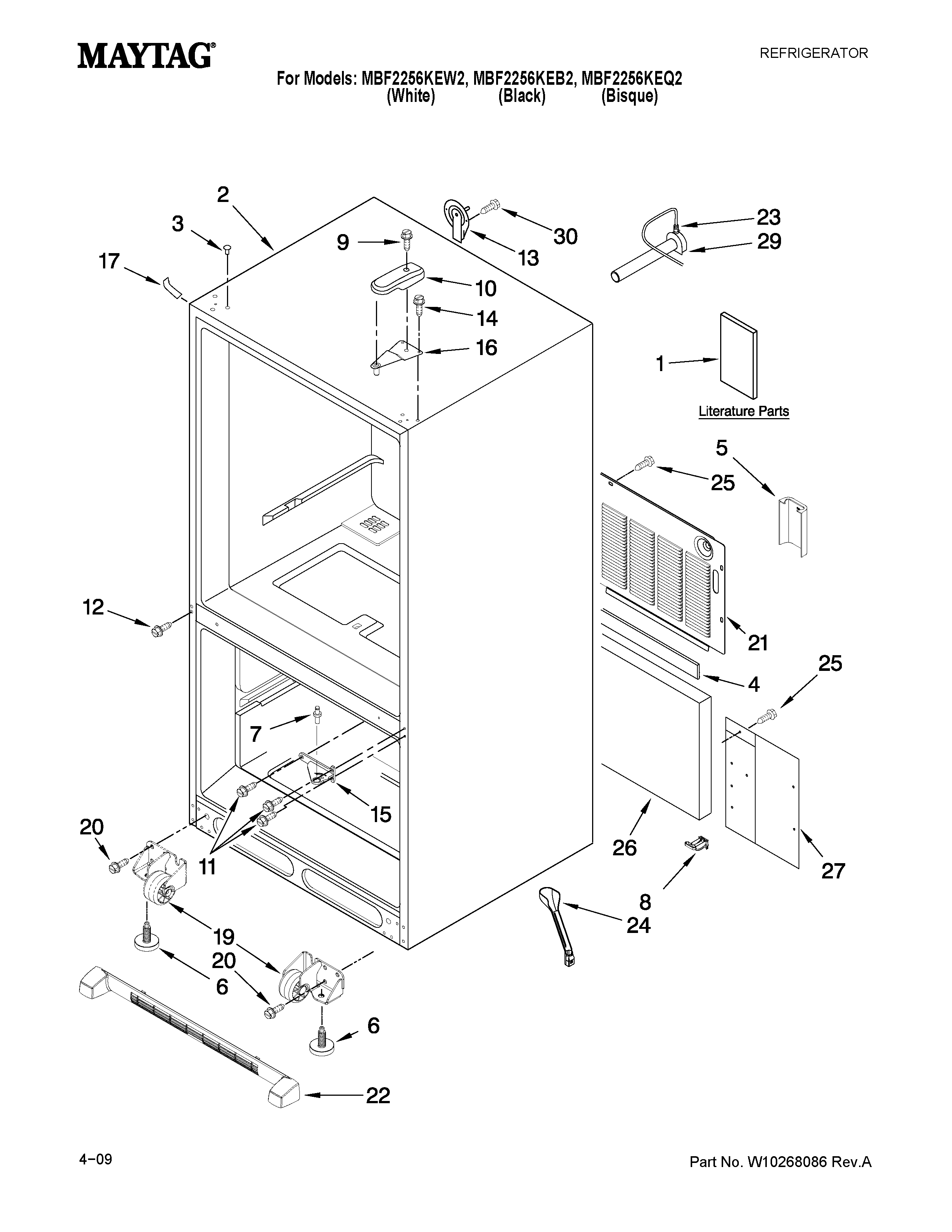 CABINET PARTS