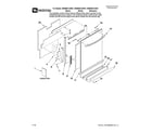 Maytag MDB8851AWS1 door and panel parts diagram