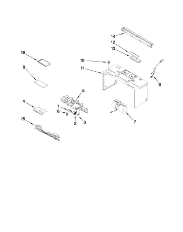 Cabinet and air flow parts