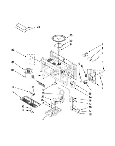 Interior and ventilation parts