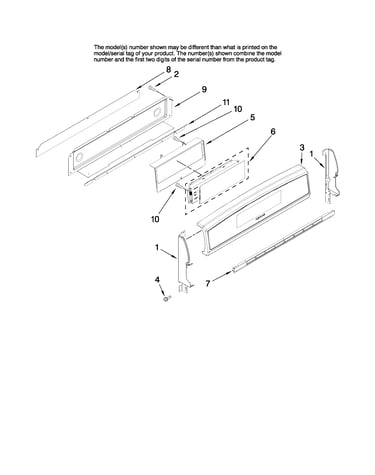 Control panel parts