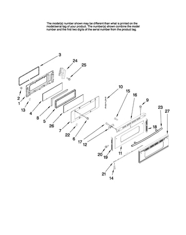 Upper door parts
