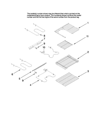 Rack and element parts