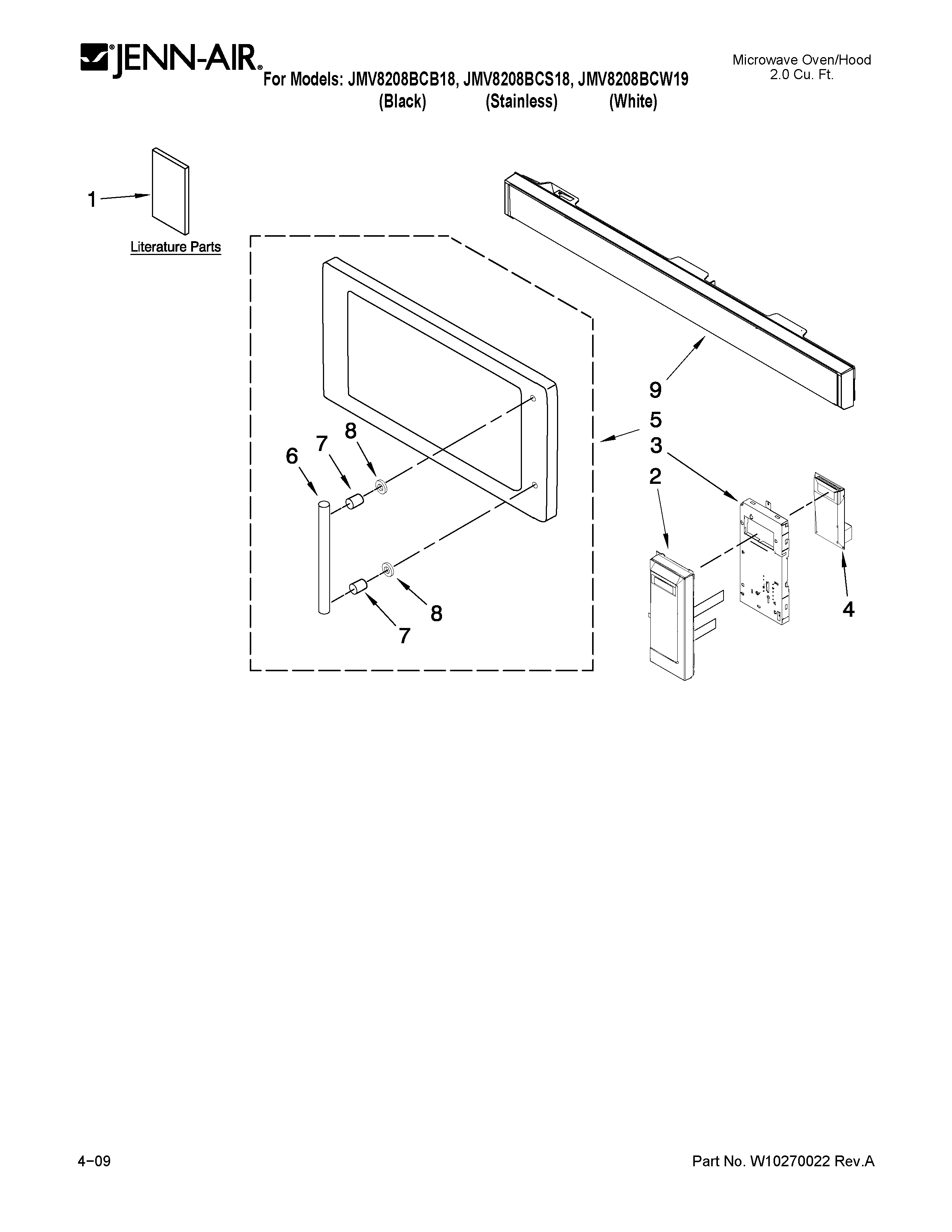 Control panel parts