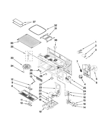 Interior and ventilation parts