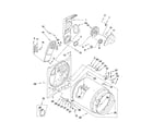 Amana YNED4800VQ1 bulkhead parts diagram