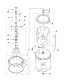 Agitator, basket and tub parts
